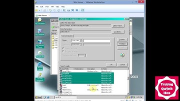 11.Tạo thư mục và cấp quyền cho User va Group