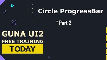 Guna UI2 Circle ProgressBar Part 2