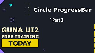 Guna UI2 Circle ProgressBar Part 2