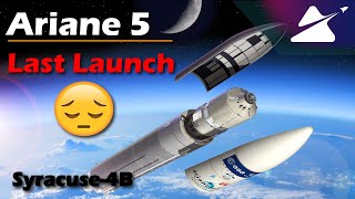 Last Launch of Ariane 5: Syracuse-4B