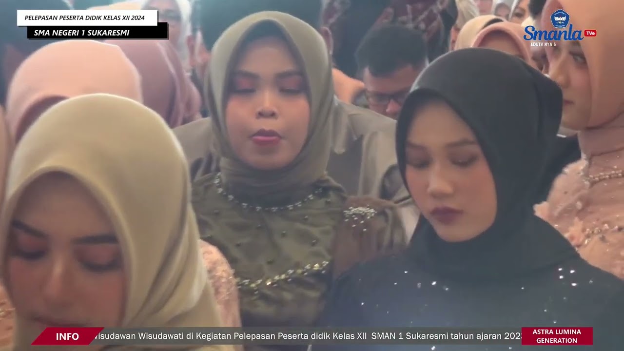 PELEPASAN PESERTA DIDIK KELAS XII SMAN 1 SUKARESMI 2024