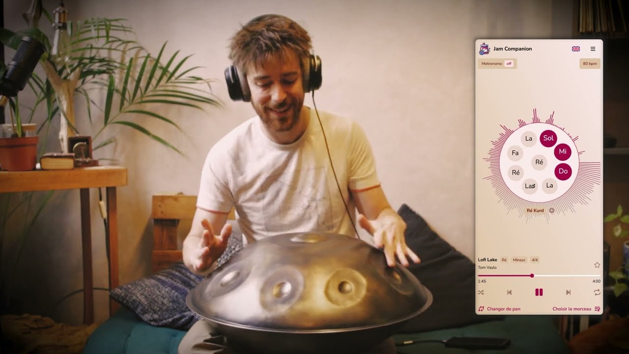Discover Jam Companion ! Jam with ANY handpan