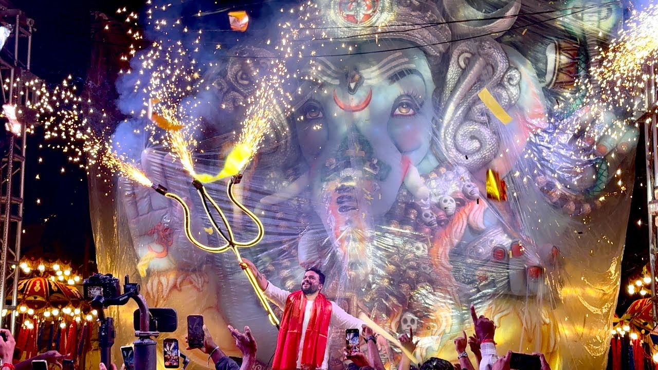 Dharma Sena Ganesh Aagman 2025 | Mahakal Ganesh Grand Aagman at Kavadiguda for Ganesh Chaturthi 2025