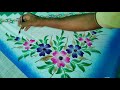 fabric painting || fabric painting on clothes easy || fabric paint easy