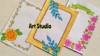 Border Designs/Border design for project/Project work designs/Assignment front page design handmade