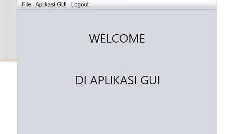 Membuat Aplikasi Menu Menggunakan GUI Java di Apache Netbeans