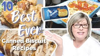 10 BEST EVER Canned Biscuit Dough Recipes! Quick \& Easy Refrigerator Biscuit Dough Recipes