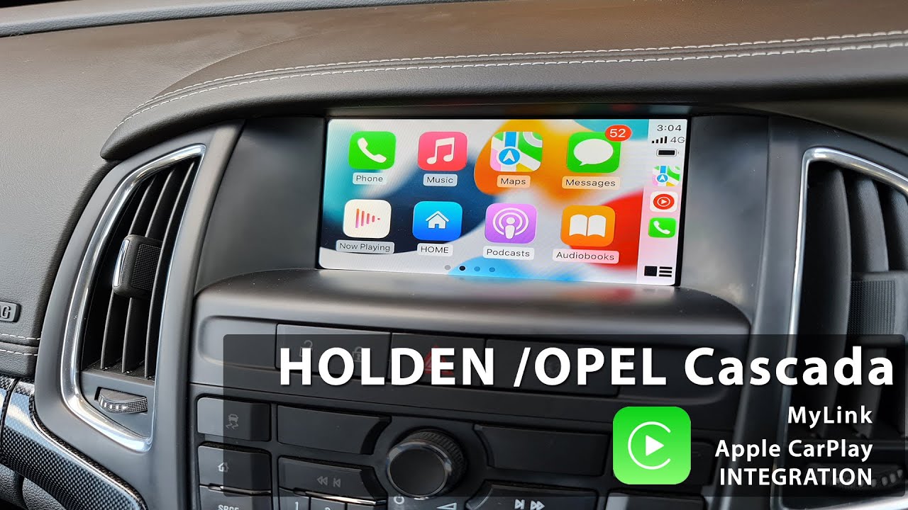 Opel Cascada Apple CarPlay 2 DIN Radio nachrüsten - Car & Audio GmbH