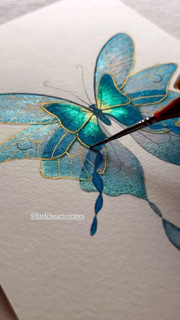 Butterfly love! ?? #XOTV #WithPermission from @littleheartcreates