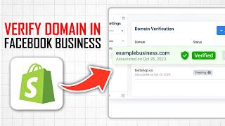 How to Verify Shopify Domain in Facebook Business Manager (Full Guide)