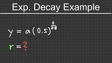 Exponential Decay Example | The Westcoast Math Tutor