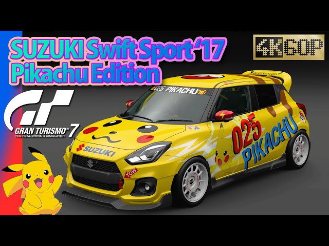 GT7【PS5 4K60P】SUZUKI Swift Sport '17 | Full Tuned Pikachu
