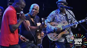 Jonathan Butler and Jimmy Dludlu performing at Calabar international Jazz Festival 2013