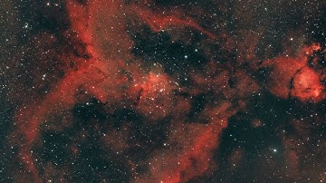 Processing the Heart and the Fish Head Nebula (IC1805)