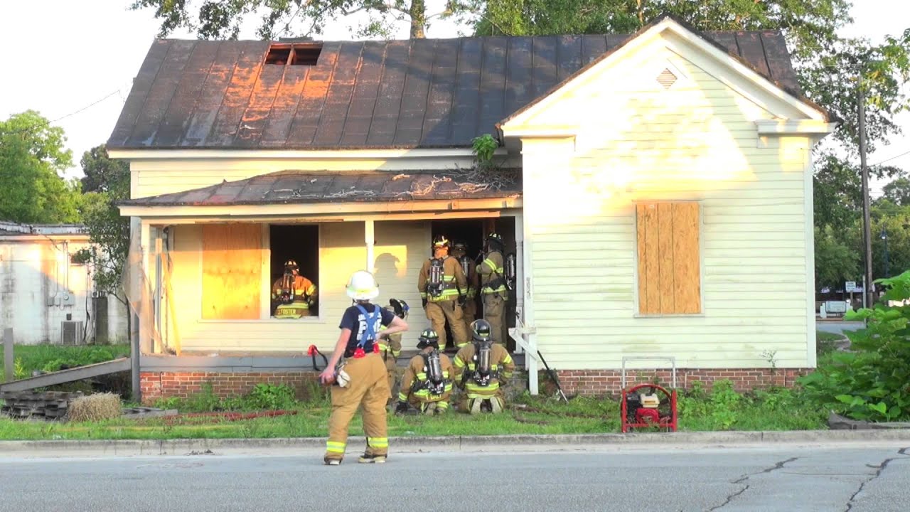 Jacksonville Fire Department Live Burn Training