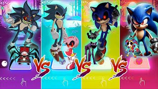 Sonic EXE Choo Choo Charles vs Sonic EXE Amy EXE vs Sonic EXE CatNap Monster vs Sonic EXE Pomni Mons