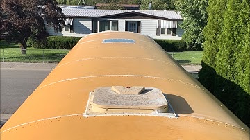 Removing Emergency Exit Hatch from our Bus Conversion/ Skoolie - We have 12 More Days.