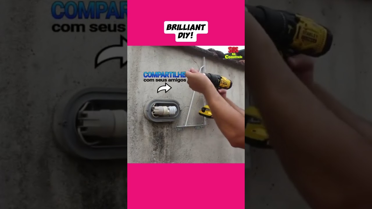 BRILLIANT DIY! 😲 I Built a Foldable Clothesline with Shelf Brackets