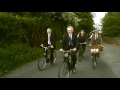 Clip 1: John Creedon cycles on a High Nelly to a 1950's dance.