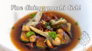 Fine dining gnocchi dish! With chanterelle, artichoke & an onion broth | Delicious recipes by Jules Cooking 27,975 views 9 months ago 8 minutes, 45 seconds