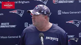 Offensive Coordinator Alex Van Pelt: "Experience is vital." | Patriots Press Conference thumbnail