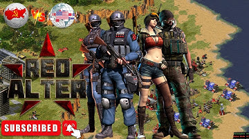 Red Alert 2 - Extra Hard AI Gameplay - 1 vs 1 + Superweapons