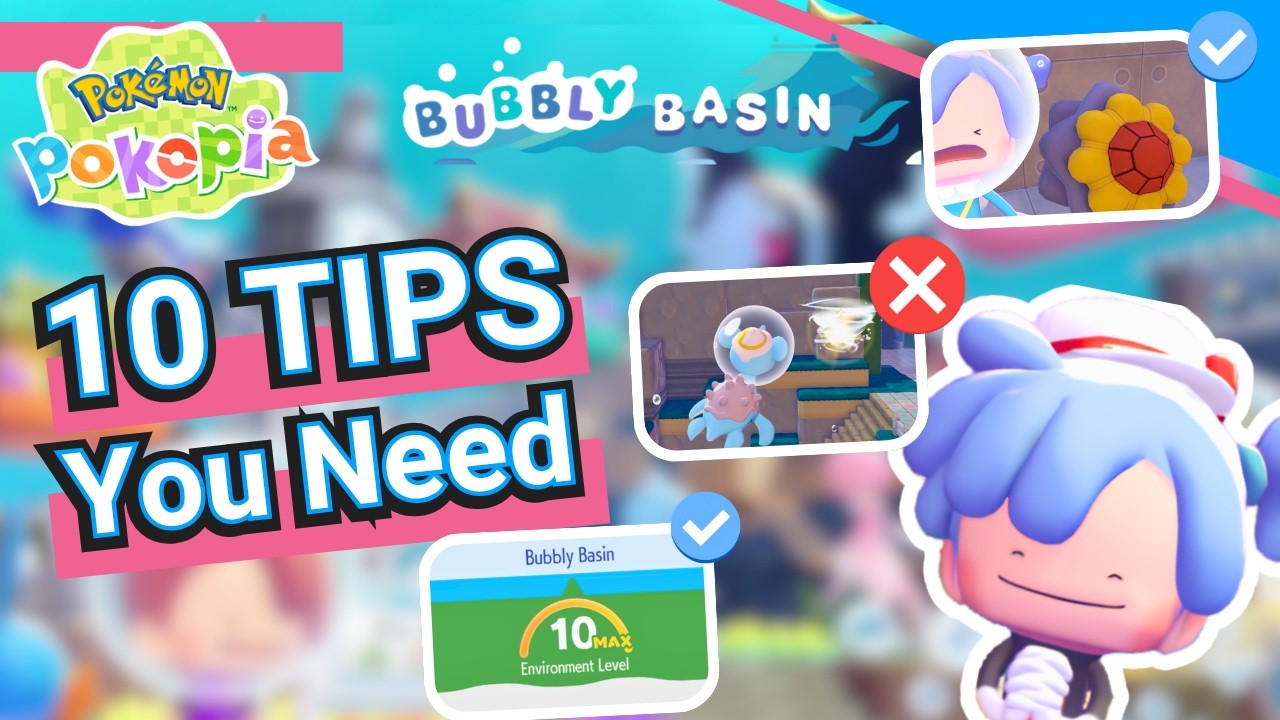 10 Bubbly Basin Beginner Tips & Tricks You NEED to Know || Pokopia