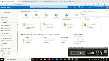 Azure Data Lake Storage Gen1 using the Azure portal