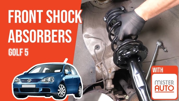 How to change front shock absorbers on VW GOLF 4 TUTORIAL