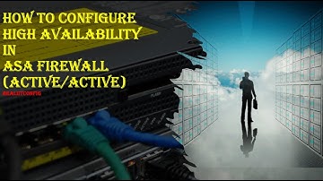 How to Configure HA in ASA firewall (Active/Active) #cisco #ASA