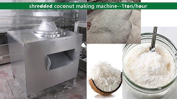 Coconut shredder coconut grating machine commerical
