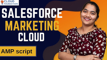 AMP script in SFMC | SFMC Tutorial | SFMC Training | Salesforce Marketing Cloud | CloudFoundation