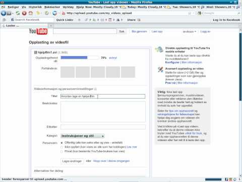 Video: Hvordan Laste Opp En Film Til Et Nettsted