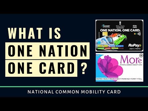 One Nation One Card : How To Apply? | Benefits of National Common Mobility Card | Hindi