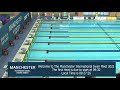 MANCHESTER INTERNATIONAL SWIM MEET (50m)  - Day 3 Heats