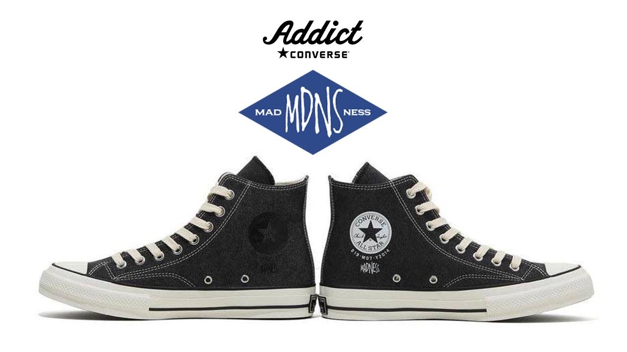 小黑痣【開箱】#搶先看 MADNESS × CONVERSE ADDICT 2021 CHUCK TAYLOR HI 日本最高支線 洗水做舊 帆布鞋  #MADNESS #CONVERSEADDICT