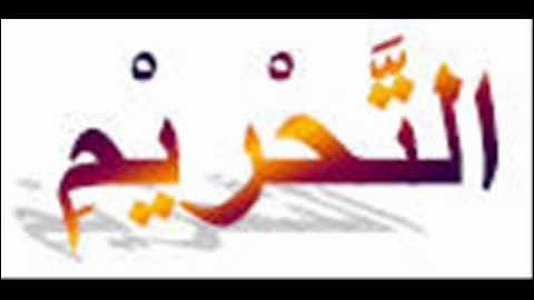 حمزة تاكارلي ما تيسر من سورة التحريم