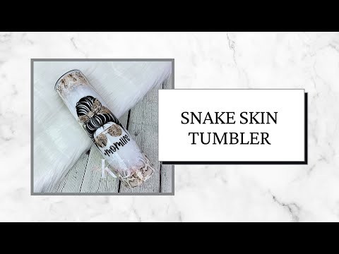 White Snake Tumbler