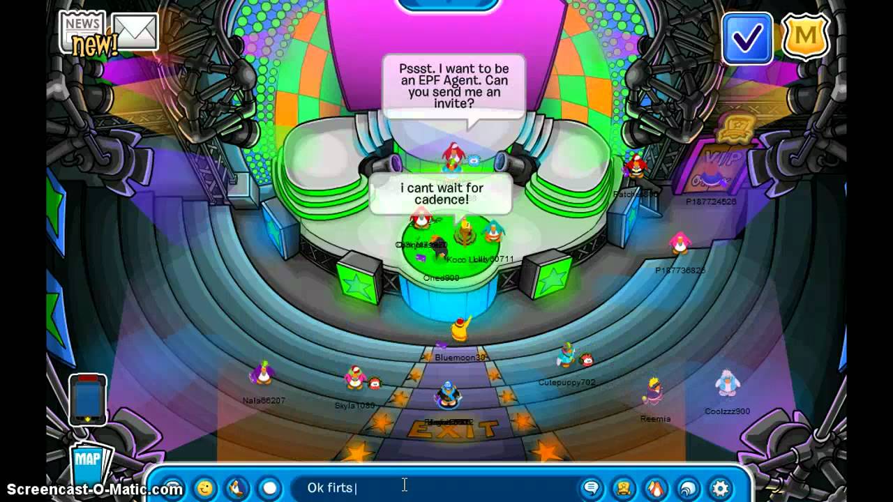 New Club Penguin has added stage as a permanent room along with a