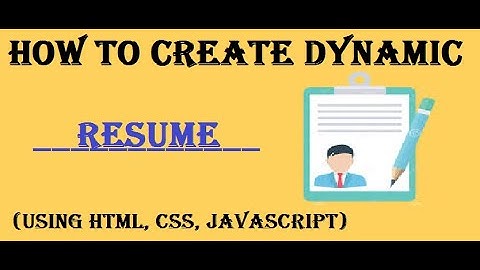 #3. Create Resume Generator Project using Html, Css, JavaScript.