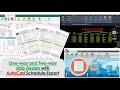 Design of One-Way / Two-Way Concrete Slab Design with Export on Autocad Drawing Schedule