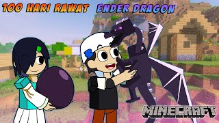 100 HARI MERAWAT BAYI ENDER DRAGON FULL EPISODE - ANIMASI MINECRAFT