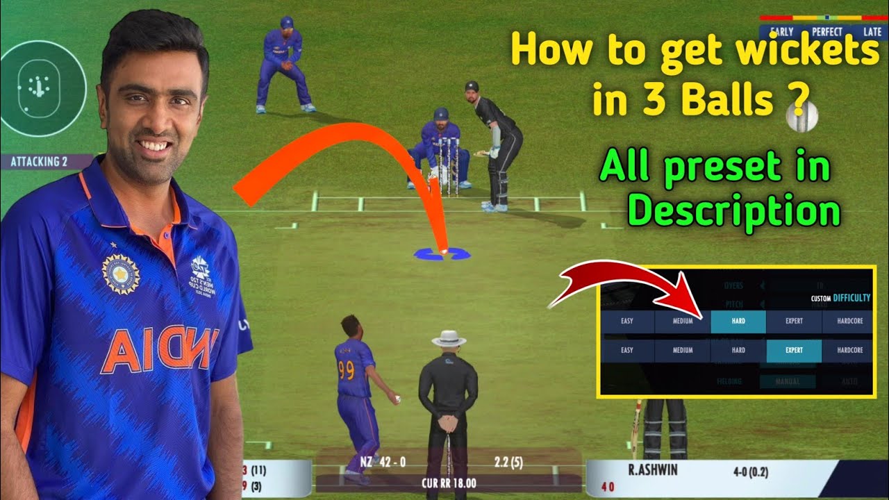 How To Take Wickets in Real Cricket 22 || Real Cricket 22 Bowling Tips ...