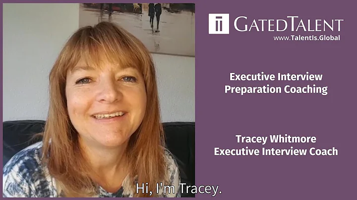 Executive Interview Coaching - Tracey Whitmore / G...