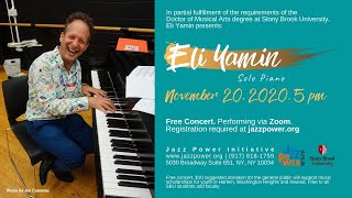 Eli Yamin: Solo Piano concert