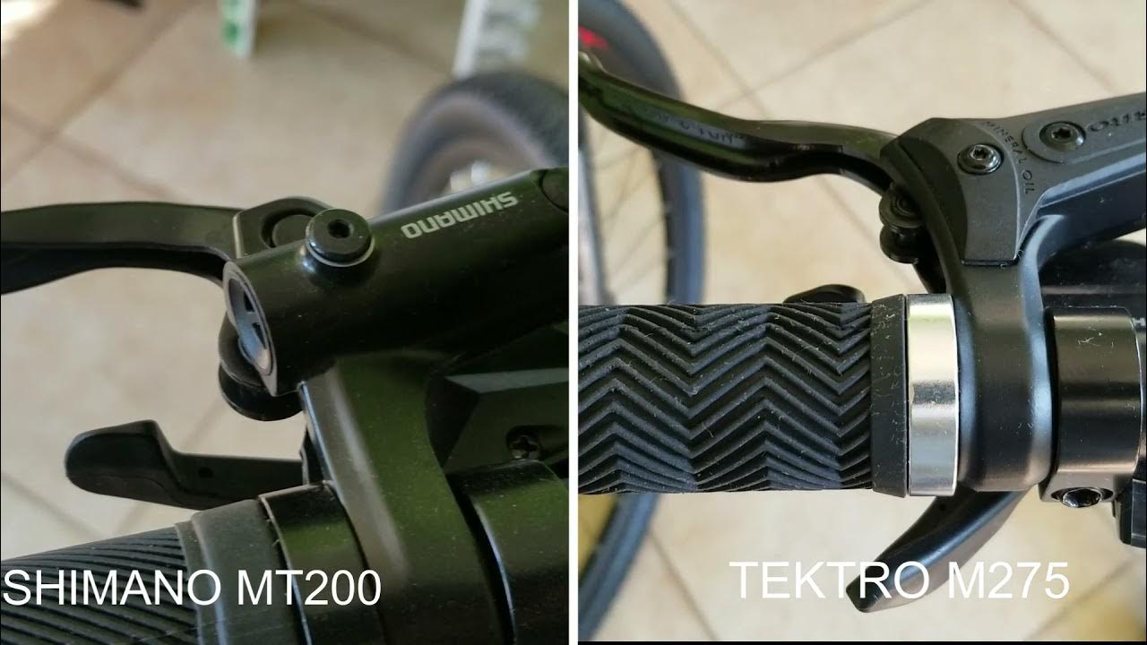 Frenos TEKTRO M275 VS SHIMANO MT200 YouTube