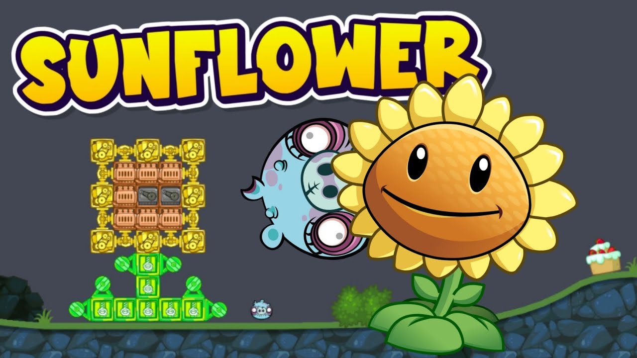 Pvz Inventions SUNFLOWER from Plants Vs Zombies - Bad Piggies Inventions - YouTube