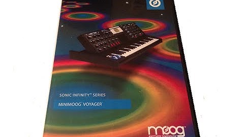 Moog Minimoog Voyager Complete Instructional DVD