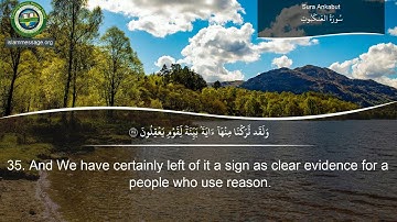 سورة 29. العنكبوت (ترجمة باللغة الإنجليزية) | مشاري بن راشد العفاسي