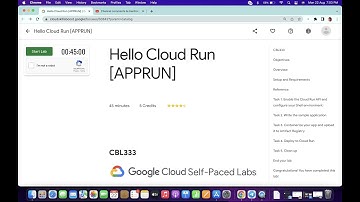 Hello Cloud Run [APPRUN] || #qwiklabs || #coursera
